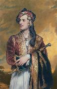 Thomas Phillips Lord Byron in Albanian dress Germany oil painting artist
